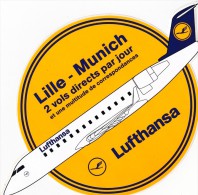 Lufthansa 29 Autocollants Rare ! - Adesivi