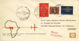 Eerste KLM Vlucht Amsterdam - Conakry (5 November 1960) - Cartas & Documentos