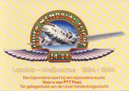 Speciale "Uiver" KLM Vlucht Amsterdam - Melbourne (1 Febr. 1984) - Storia Postale