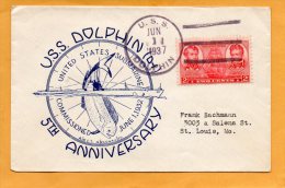 Submarine USS Dolphin 1937  Cover - Sottomarini