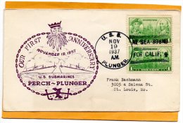 Submarine USS Plunger 1937  Cover - Submarinos