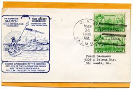 Submarine USS Salmon 1938  Cover - Submarinos