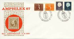 Amphilex 67 Envelop + 3 Kaarten - Lettres & Documents