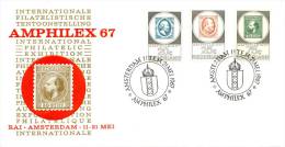 Amphilex 67 - Blanco / Open Klep (1967) - Lettres & Documents