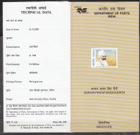 INDIA, 2005, Sardar Pratap Singh Kairon ,(Architect Of Modern Punjab),And Symbols Of Development,Folder - Cartas & Documentos