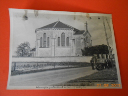 Coll. Privée Photo  Animée Format (17,5 X 12,7 Cm)   Royan  Temple Protestant St Sulpice + Voiture - Lugares