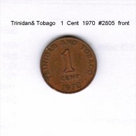 TRINIDAD & TOBAGO    1  CENT  1970  (KM # 1) - Trinidad & Tobago