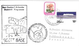 9913  SCOTT BASE -  AFFRANCHISSEMENT MIXTE - 3 November 1979 - Lettres & Documents