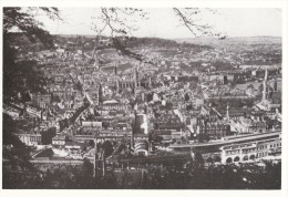 Postcard BATH From BEECHEN CLIFF Somerset Aerial View Repro - Bath