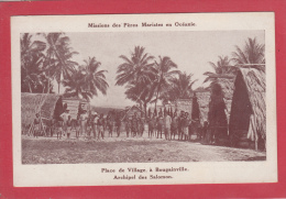 BOUGAINVILLE [Papouasie Nouvelle Guinée] --> Place De Village, à Bougainville. Archipel Des Salomon - Papouasie-Nouvelle-Guinée