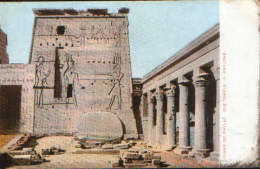 Egypt-Postcard Unused-Island Of Phylae.Isis Temple.II.Phylone-2/scans - Assuan