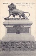 10374# WOERTH DENKMAL DES INF REG V. WITTICH 3. KURHESS N°83 MONUMENT GUERRE 1870 BAS RHIN ALSACE - Woerth