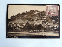 Carte Postale Ancienne : HOMBURG ( PFALZ ) , Timbre 1923 - Bad Homburg