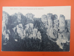 (3/6/17) AK "Sächs. Schweiz" Blick Von Der Basteibrücke Auf Die Kletterfelsen, Um 1911 - Rathen