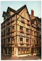 CP, AUBERGE DE L'ECU DE FRANCE (XVe Siècle), Vierge, Ed : La Cigogne - Hotel's & Restaurants