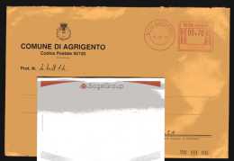 Italia- X- St. Post. -  - Timbro 2013 .tematica Comuni D´Italia. Com. Di Agrigento - 2011-20: Storia Postale