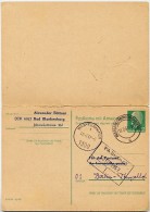 DDR P77 Postkarte Mit Antwort ZUDRUCK BÖTTNER #3 Sost. 40 J. ERSTFLUG BERLIN-WIEN 1967 - Cartoline Private - Usati