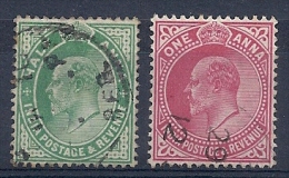 131006459  INDIA  G.B.  YVERT Nº  74/75 - 1902-11 King Edward VII