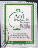 2012 Associazione Di Fondazioni E Di Cassa Di Risparmio Adesivo Su Frammento - 2011-20: Used
