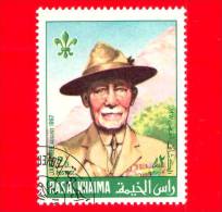 RAS AL- KHAIMA - USATO - 1967 - Scout - Robert Baden Powell - Scouts Jamboree - 2 - Ras Al-Khaimah