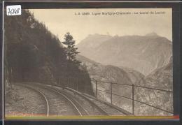 LIGNE MARTIGNY CHAMONIX - TUNNEL DU LACHAT  - TB - Martigny