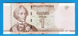 TRANSNIESTRIA -  1 Rublo 2007 SC - Other & Unclassified
