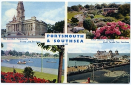 PORTSMOUTH AND SOUTHSEA : MULTIVIEW - Portsmouth