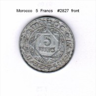 MOROCCO    5  FRANCS    (Y # 48) - Marokko