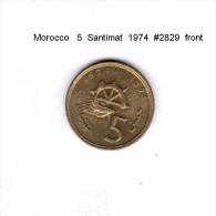 MOROCCO   5  SANTIMAT  1974  (Y # 59) - Marruecos