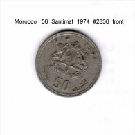 MOROCCO   50  SANTIMAT  1974  (Y # 62) - Marruecos