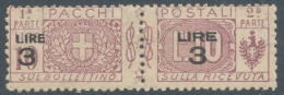 Italia 1923-1925   3 Lire  Over 10 Lire   MNH - Postal Parcels