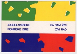 Postcard - Jugoslavenske Pionirske Igre    (V 19368) - Regional Games