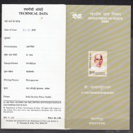 INDIA, 2005, Vi Kalyanasundaranar, (Freedom Fighter And Trade Union Leader), Folder - Cartas & Documentos
