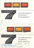 2 Gelegenheidskaarten Vluchtelingenvervoer (1966) - Lettres & Documents