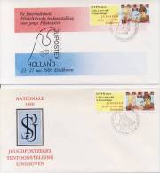 4 Gelegenheidsenveloppen Jupostex (1980) - Storia Postale