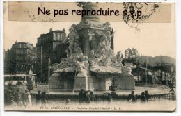 - 16 Bis - MARSEILLE - Fontaine Cantini, Magnifique, Peu Courante, écrite, 2 Timbre De 5c, 1911, TBE, Scans. - Castellane, Prado, Menpenti, Rouet