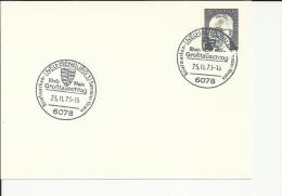 ALEMANIA NEU-ISENBURG RHEIN MAIN ESCUDO HERALDICO 1973 - Enveloppes