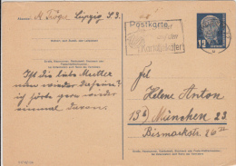 PEST INSECT SPECIAL POSTMARK ON POSTCARD, 1953, GERMANY - Cartes Postales - Oblitérées