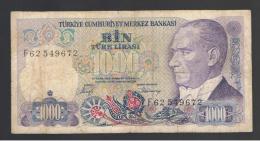 TURQUIA - TURKEY - 1000 Liras 1970   Circulado  P-196 - Turchia