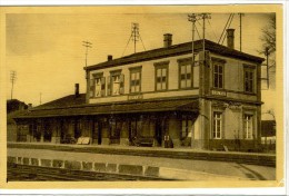 Carte Postale Ancienne Brumath  -  La Gare - Chemin De Fer - Brumath