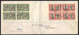 RHODESIE DU SUD - SOUTHERN RHODESIA / 1947 OB. VISITE ROYALE SUR LETTRE RECOMMANDEE  (ref 4989) - Zuid-Rhodesië (...-1964)