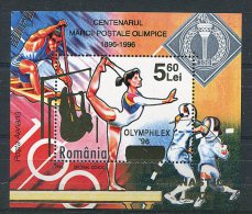 Lot 139 - B 18 - Roumanie ** Bloc N° 321 - "Olymphilex 96" Surchargé - Gymnastique - Neufs