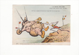 La Boxe Anglaise, L´Anglais Fait Knoch Out Le Germain, Humouristique Politique, Patriotique, Guerre De 1914 - Boxing