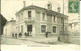 CPA  LANGON, La Poste  8747 - Langon