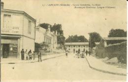 CPA  LANGON, Cours Gambetta, La Gare  8748 - Langon