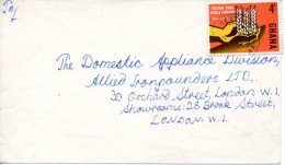 GHANA. N°125 De 1963 Sur Enveloppe Ayant Circulé. Campagne Mondiale Contre La Faim. - Contre La Faim