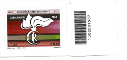 2012 - Italia 3426 NAS - Codice A Barre ---- - 2011-20: Nieuw/plakker