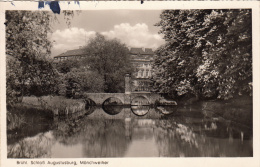 Brühl- Schloss Augustusburg, Mönchweiher, 1951 - Bruehl