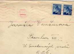 836 - Carta Praha 1945 , Checoslovaquia - Briefe U. Dokumente