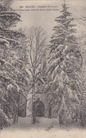 Carte Postale Ancienne,25,doubs,franche Comté,MAICHE,EN 1905,PRES MONTBELIARD,SUISSE,CHAPELLE DES ANGES,EN HIVER,neige - Montbéliard
